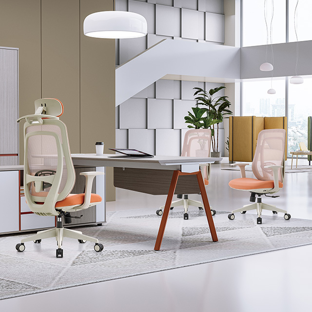 Office furniture factory product display